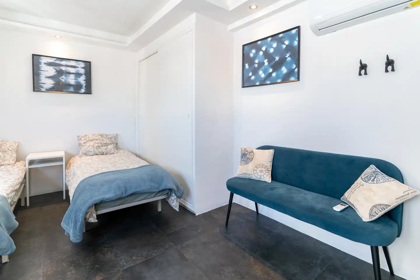 Schlafzimmer von Wohnung zum Verkauf in Santa Pola mit Klimaanlage und Terrasse