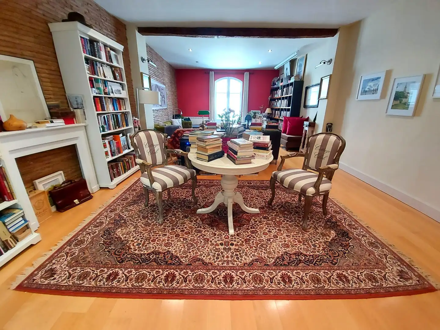 Living room of Flat for sale in  Logroño  with Heating, Parquet flooring and Balcony