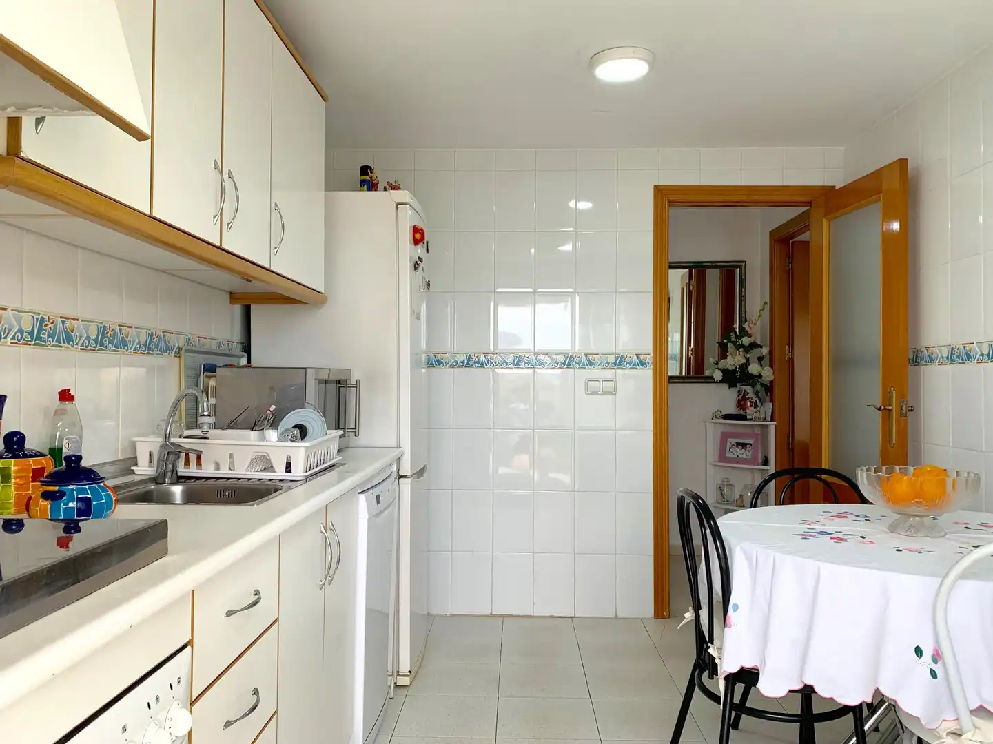 Küche von Dachboden zum Verkauf in Benidorm mit Klimaanlage, Heizung und Terrasse