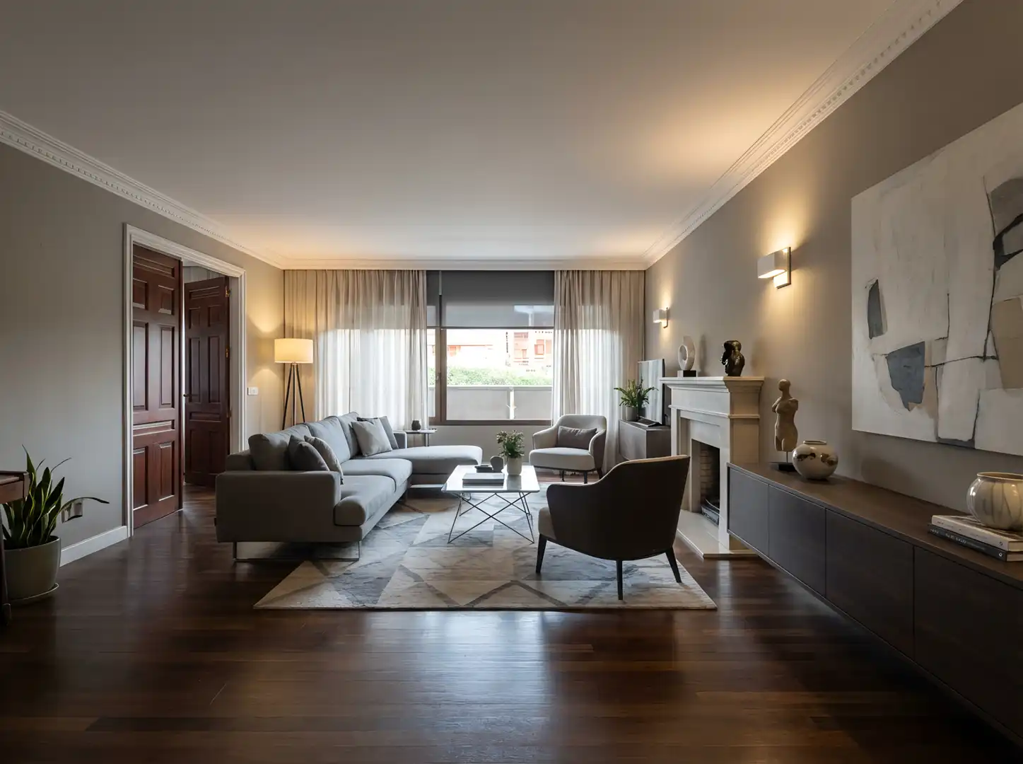 Sala de estar de Piso en venta en Getxo  con Calefacción, Terraza y Trastero