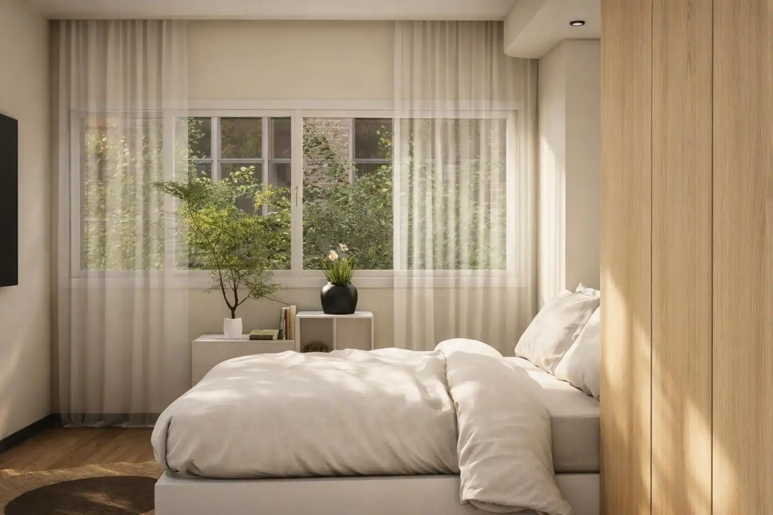 Bedroom of Flat for sale in Murcia