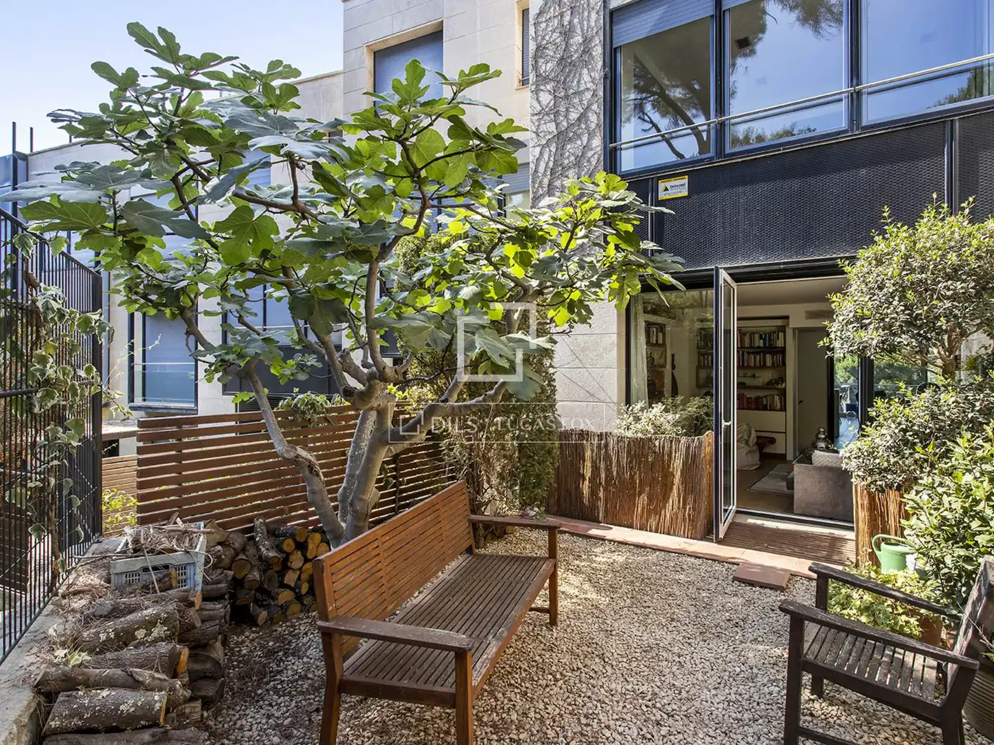 Terrace of Houses for rent in Barcelona  with Air Conditioner, Heating and Private garden