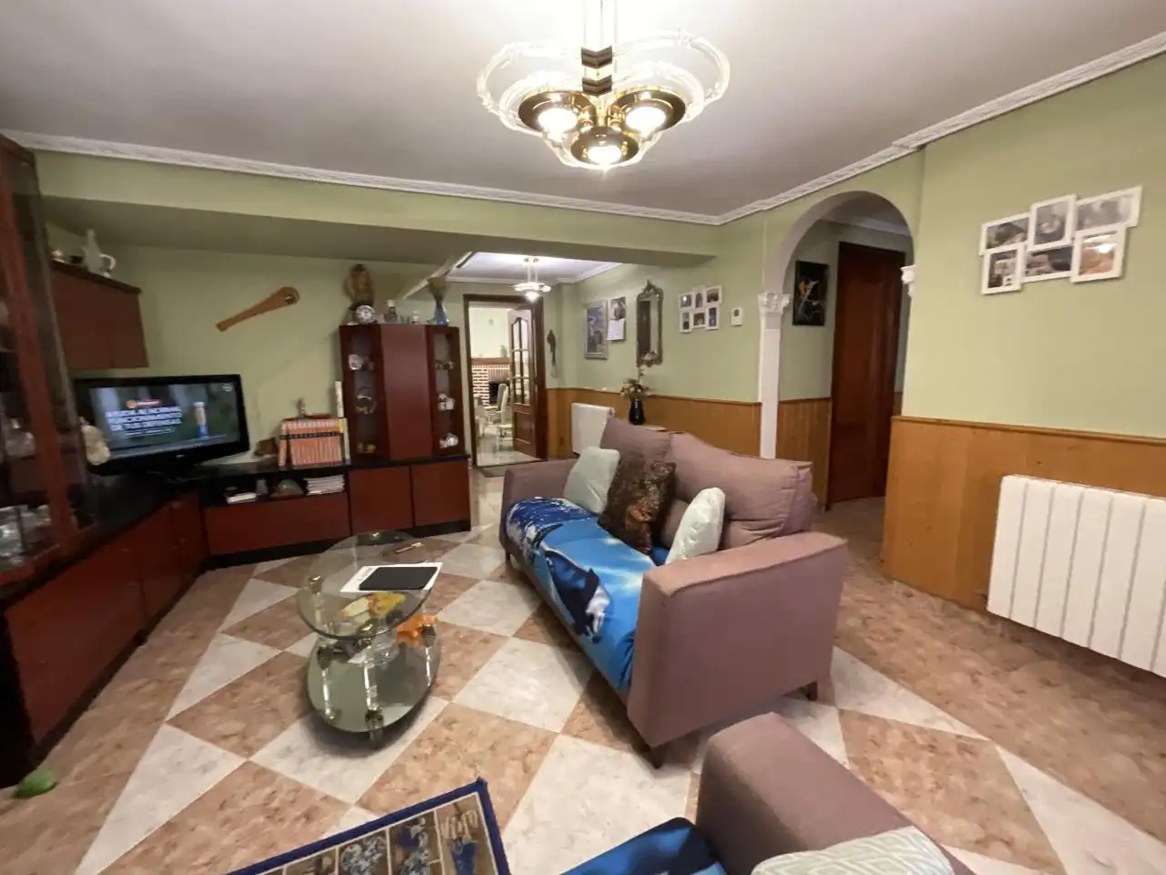 Sala de estar de Casa o chalet en venta en Alesanco con Terraza, Trastero y Amueblado