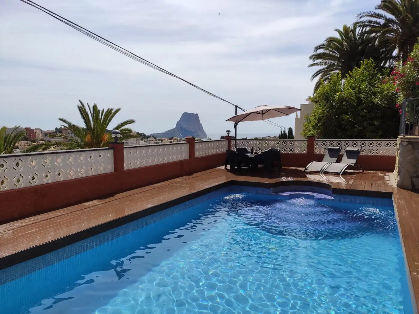 Piscina de Casa o xalet en venda en Calpe / Calp amb Aire condicionat, Calefacció i Jardí privat