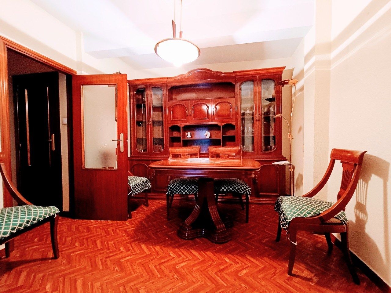 Dining room of Flat to rent in  Madrid Capital  with Air Conditioner, Heating and Terrace