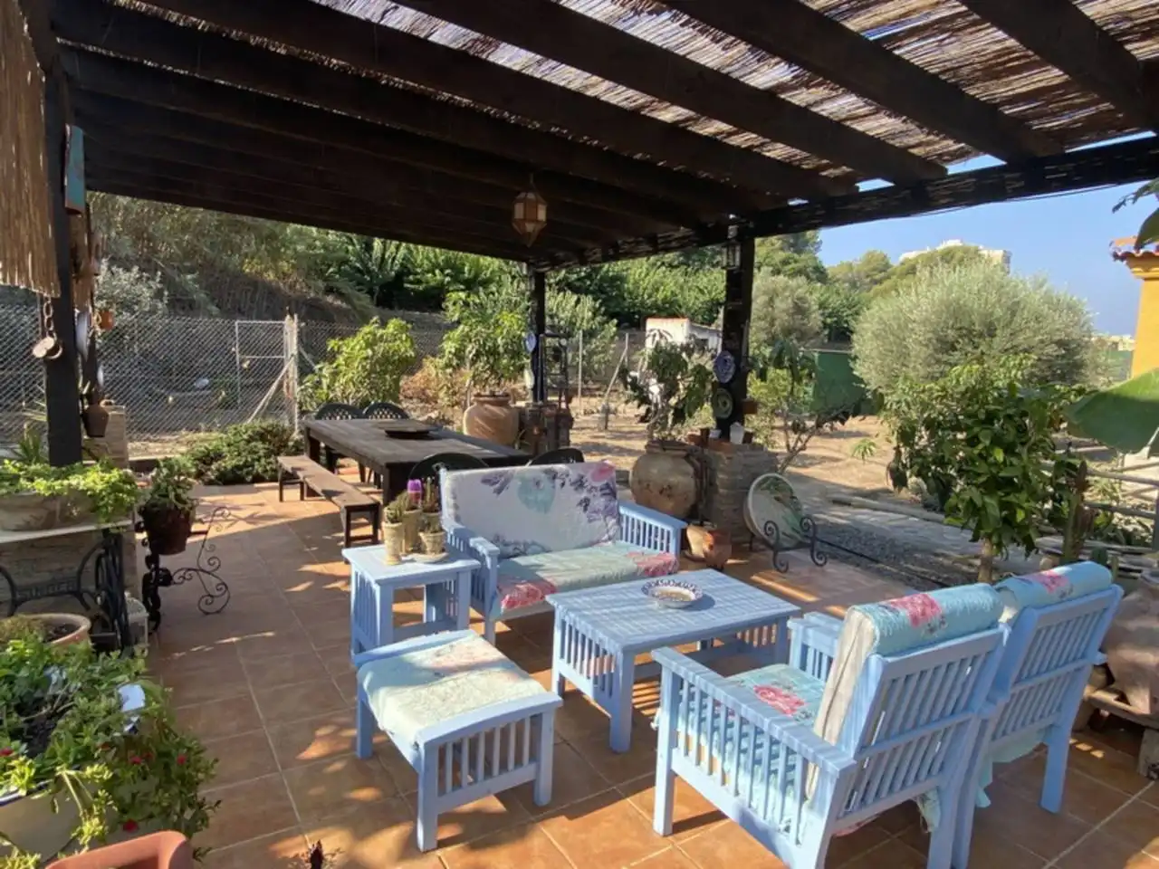Terrasse von Country house zum Verkauf in Torrenueva Costa mit Privatgarten, Terrasse und Schwimmbad