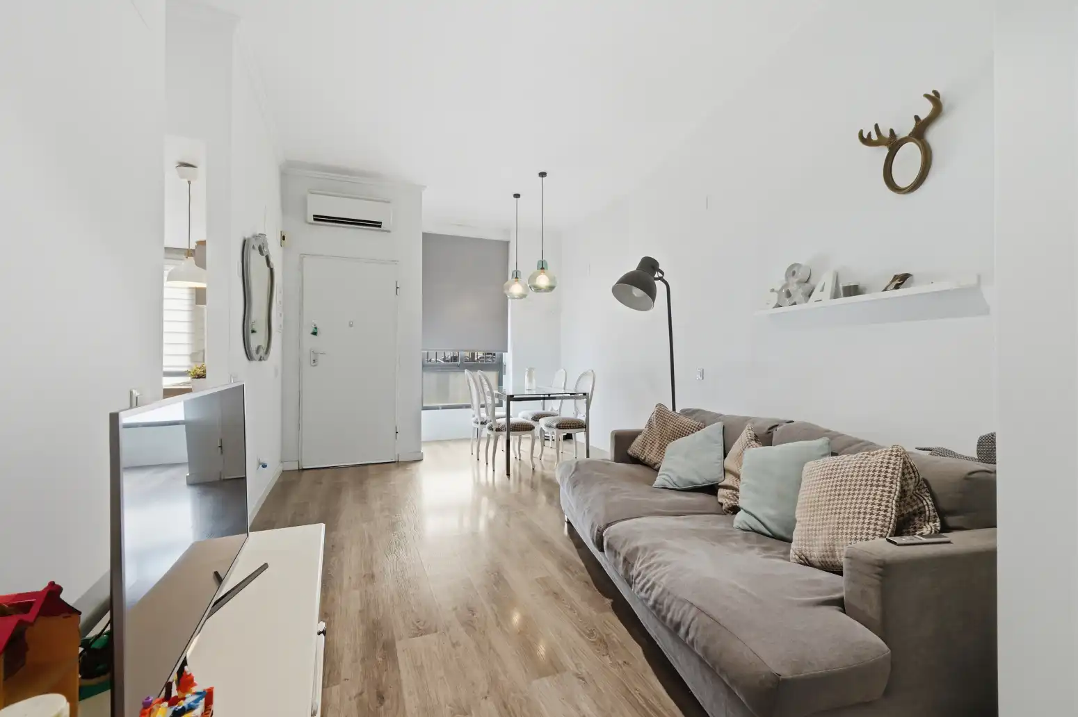 Sala de estar de Piso en venta en Alaquàs con Aire acondicionado y Trastero