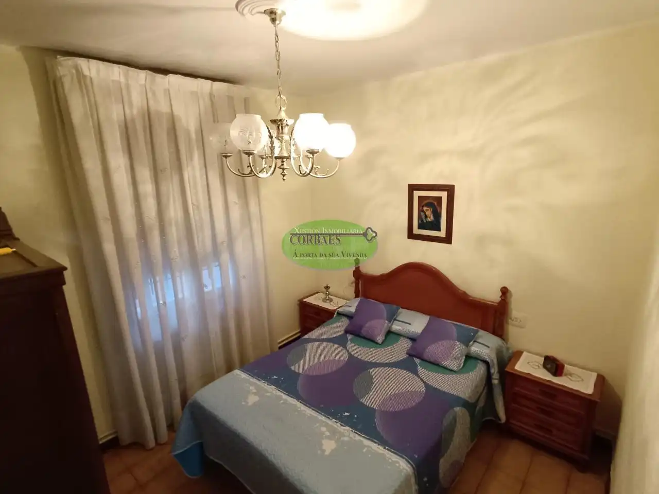 Dormitori de Casa adosada en venda en Ourense Capital  amb Calefacció, Jardí privat i Terrassa