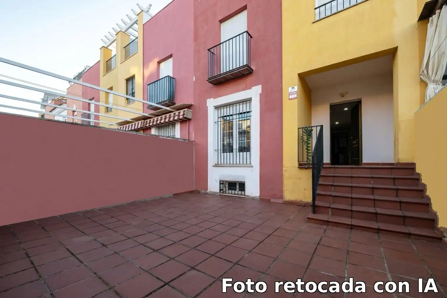 Vista exterior de Casa adosada en venda en Dos Hermanas amb Aire condicionat, Calefacció i Jardí privat