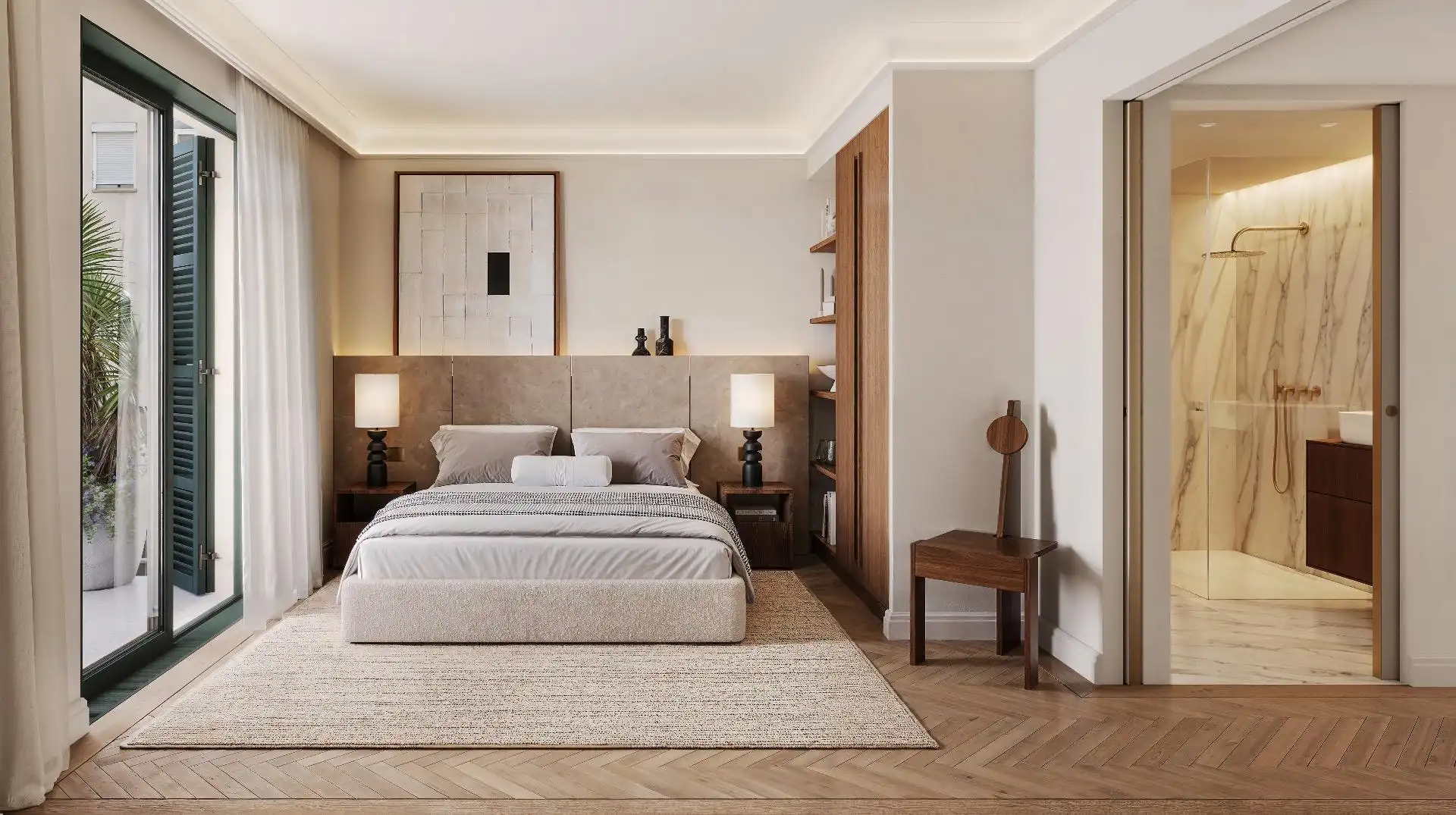 Schlafzimmer von Dachboden zum Verkauf in  Palma de Mallorca
