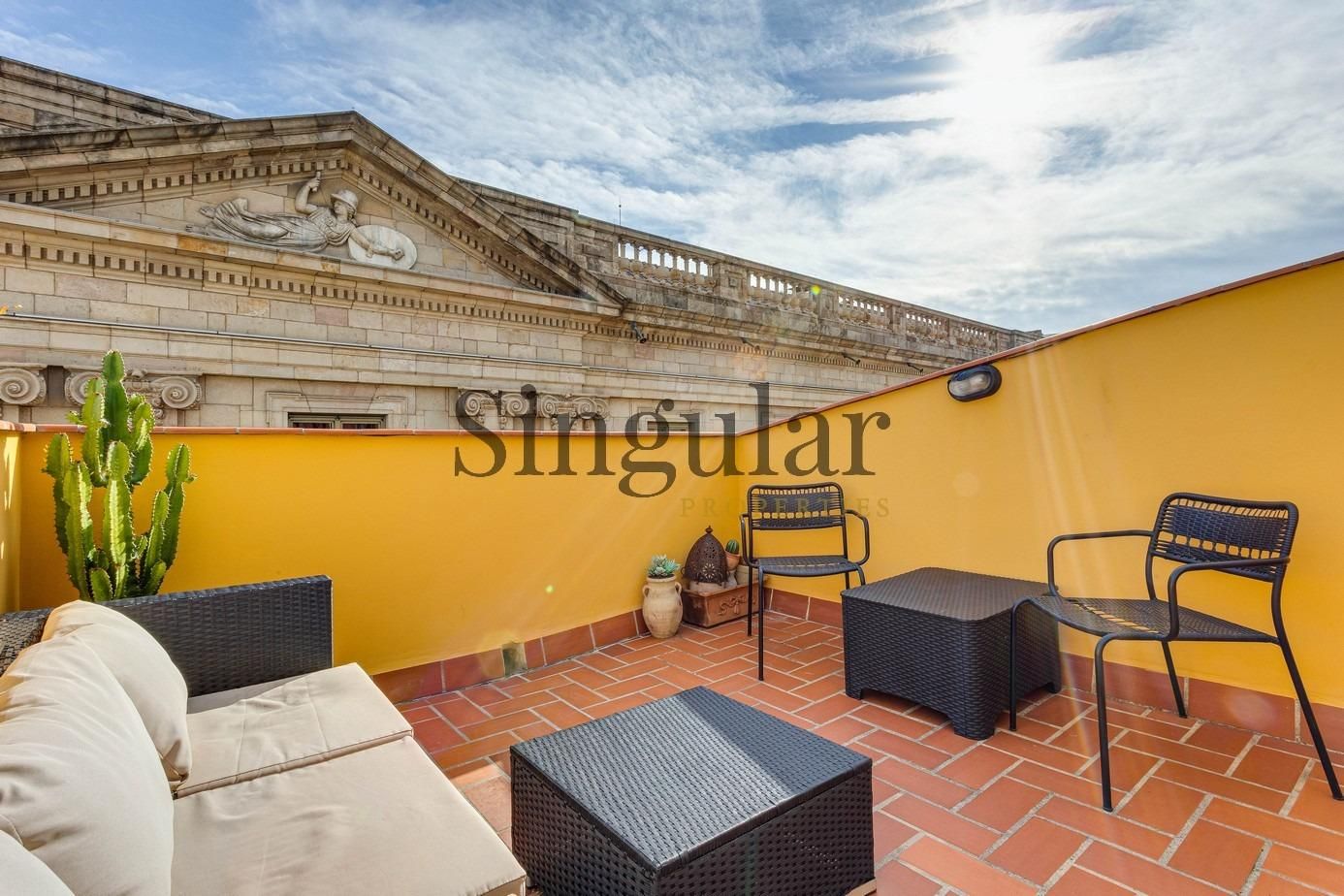 Terrassa de Àtic en venda en  Barcelona Capital amb Parquet i Terrassa