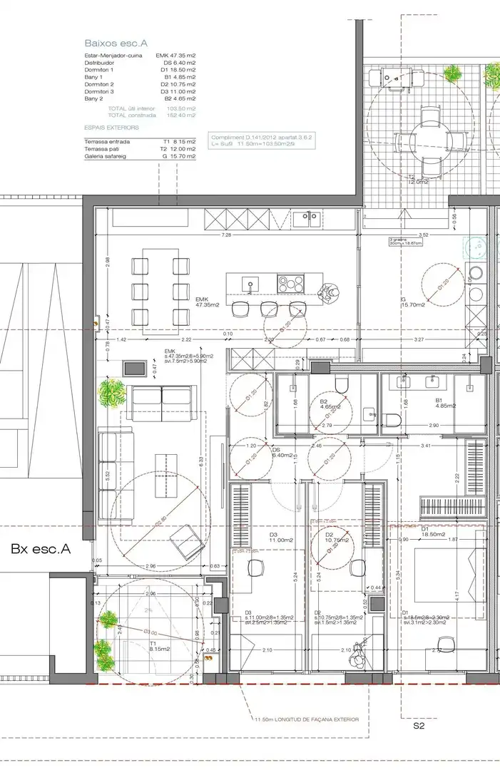 Piso en venta en Eixample Sud – Migdia