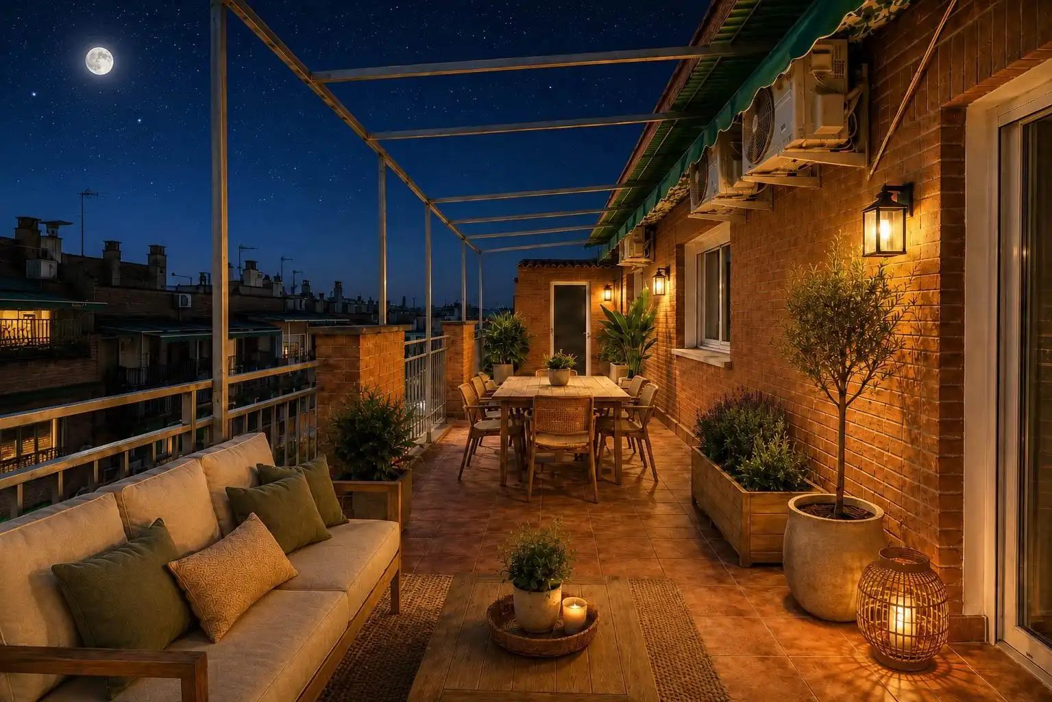 Terrace of Attic for sale in Granada  with Air Conditioner, Heating and Private garden