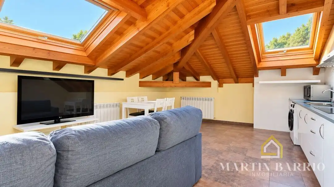 Sala de estar de Ático en venta en Muskiz, Bizkaia