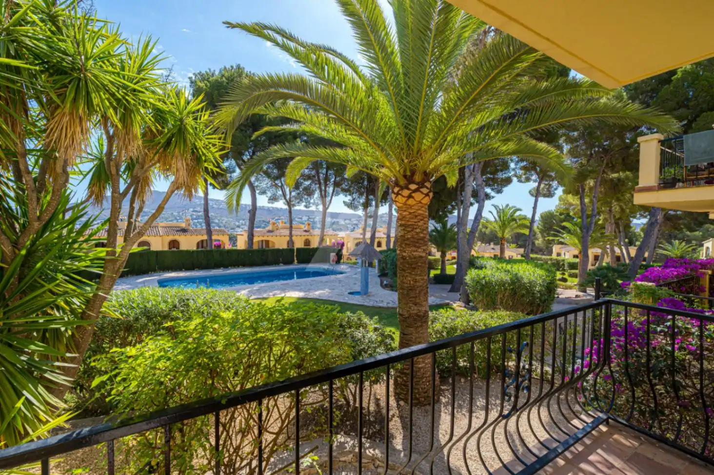 Jardí de Apartament en venda en Moraira amb Aire condicionat, Calefacció i Jardí privat