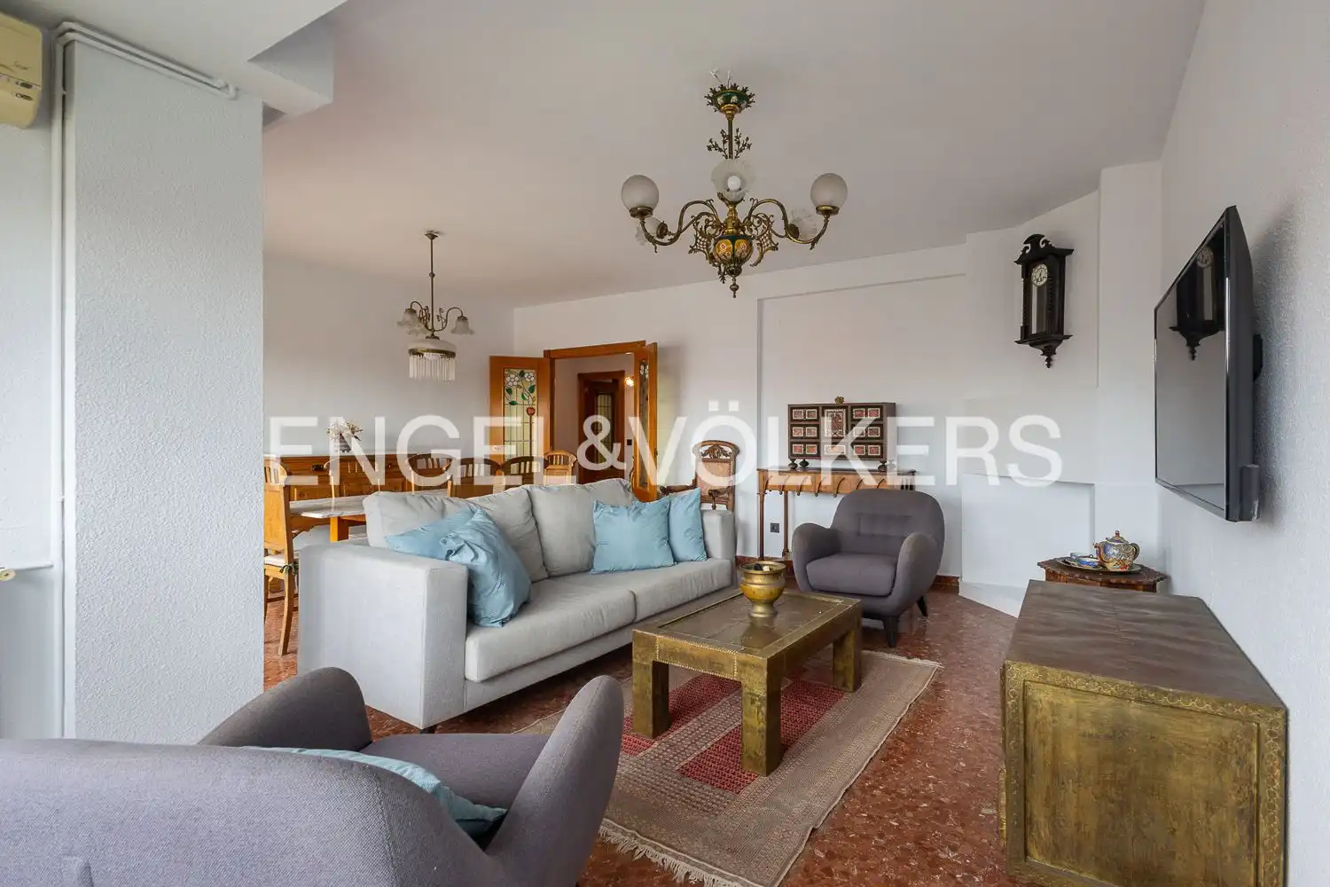 Sala de estar de Piso en venta en Valencia con Aire acondicionado, Calefacción y Balcón