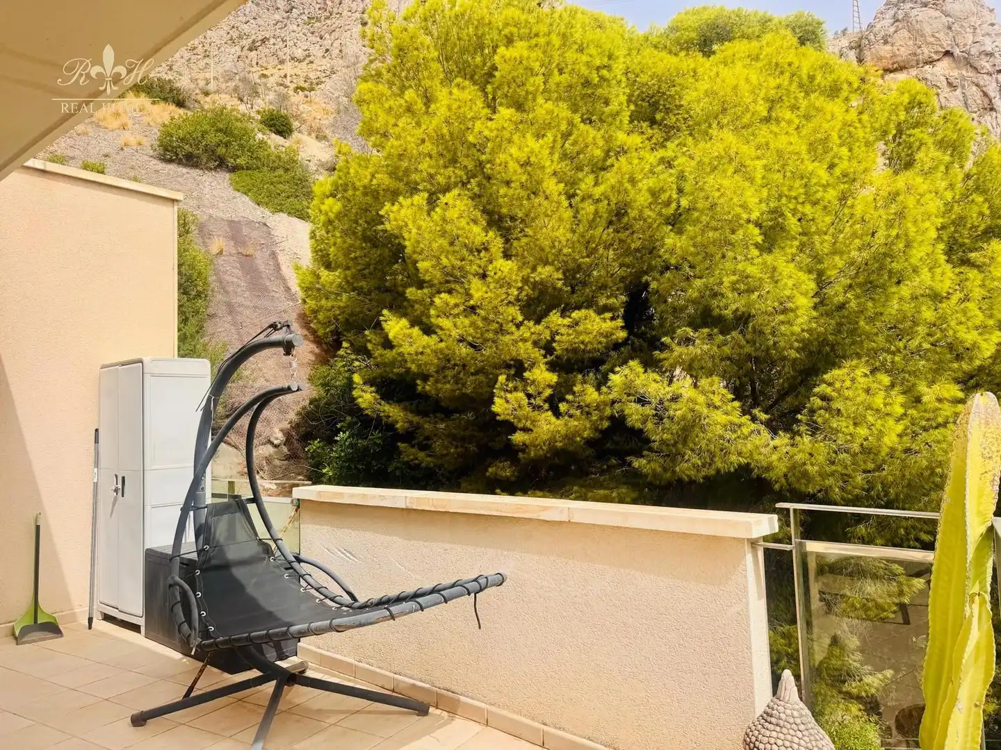 Balcony of Flat for rent in Altea  with Air Conditioner, Swimming Pool and Community pool