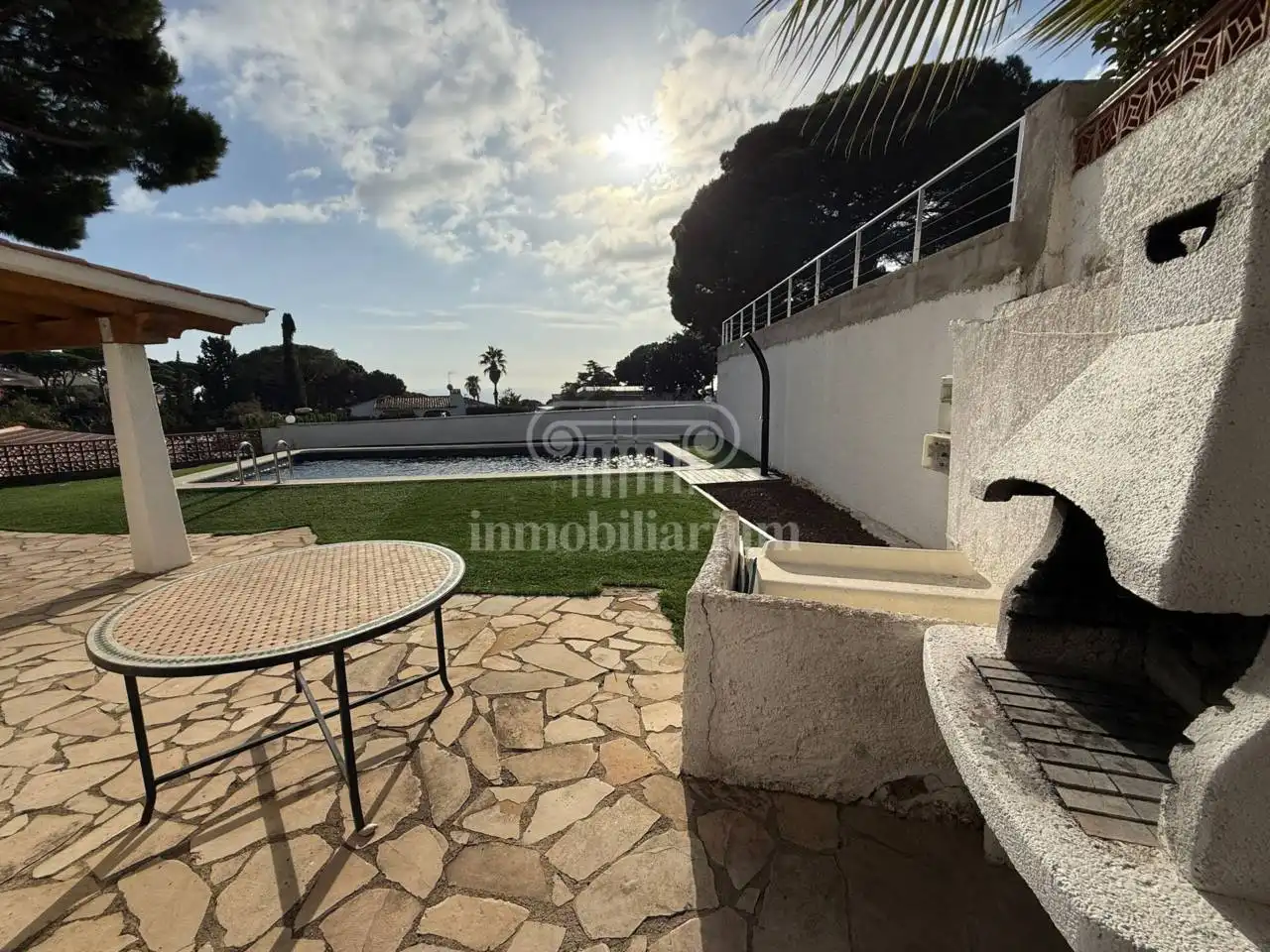 Jardí de Casa o xalet en venda en Lloret de Mar amb Calefacció, Jardí privat i Terrassa