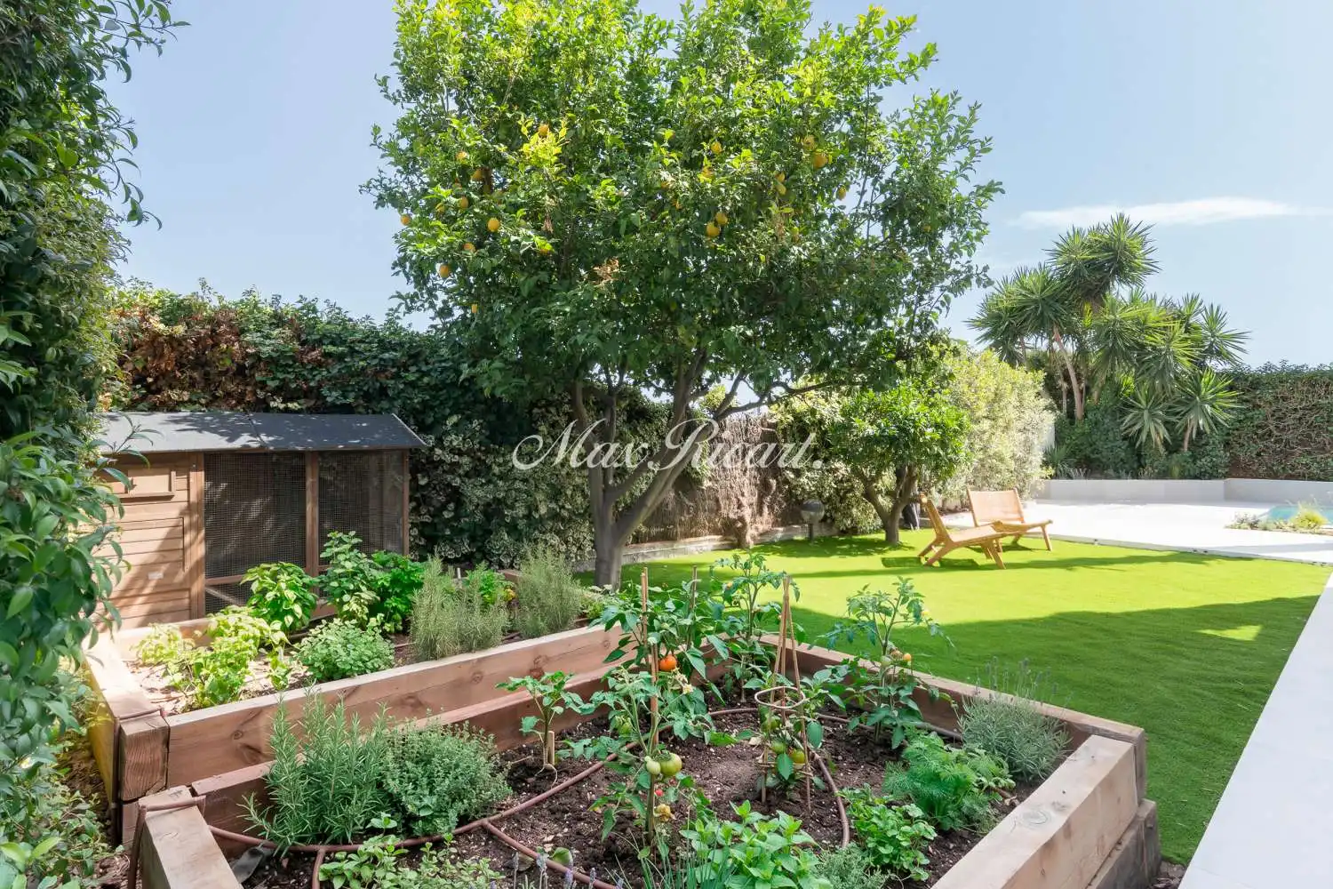Garden of Houses for rent in Sant Just Desvern  with Air Conditioner, Heating and Terrace