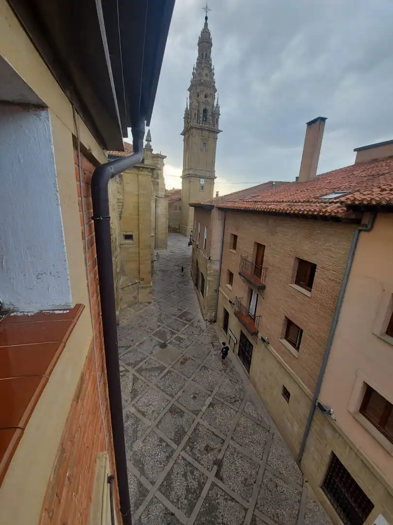 Vista exterior de Piso en venta en Santo Domingo de la Calzada con Calefacción
