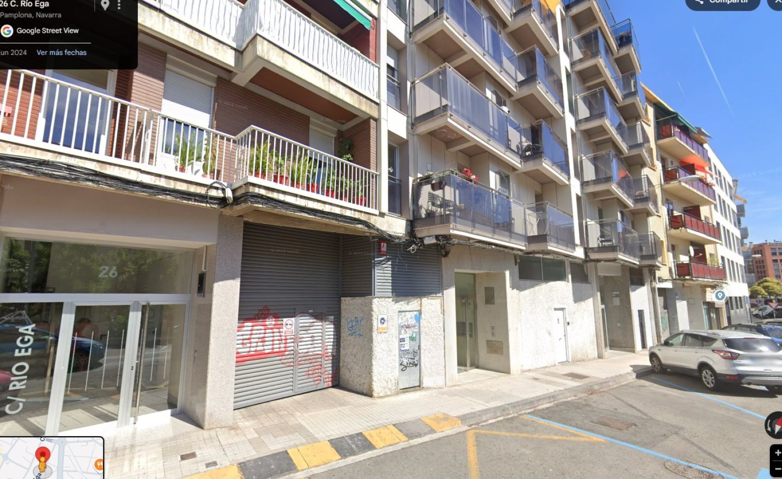 Exterior view of Garage for sale in  Pamplona / Iruña