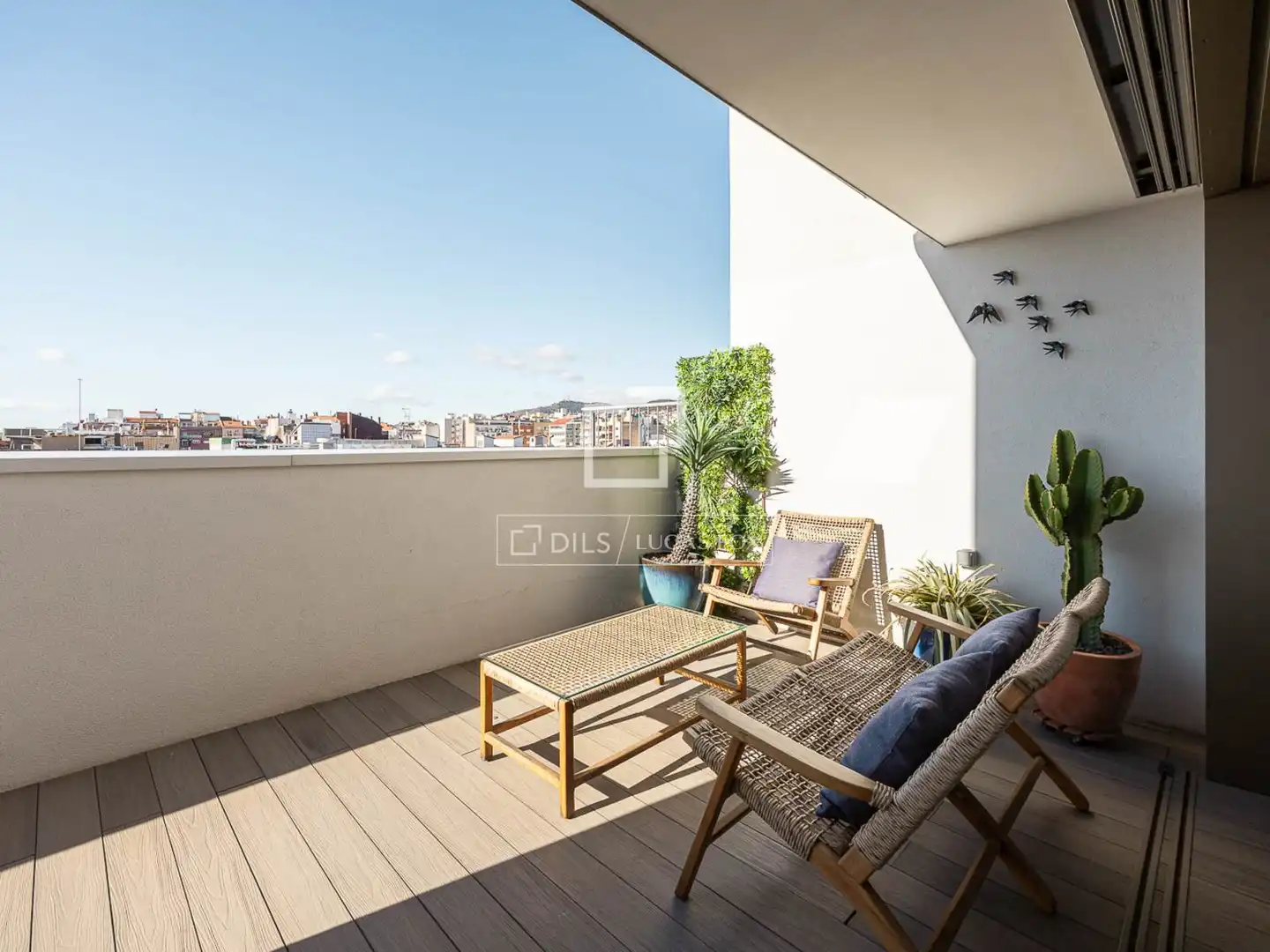 Terrasse von Dachboden zum Verkauf in Barcelona mit Klimaanlage, Heizung und Terrasse