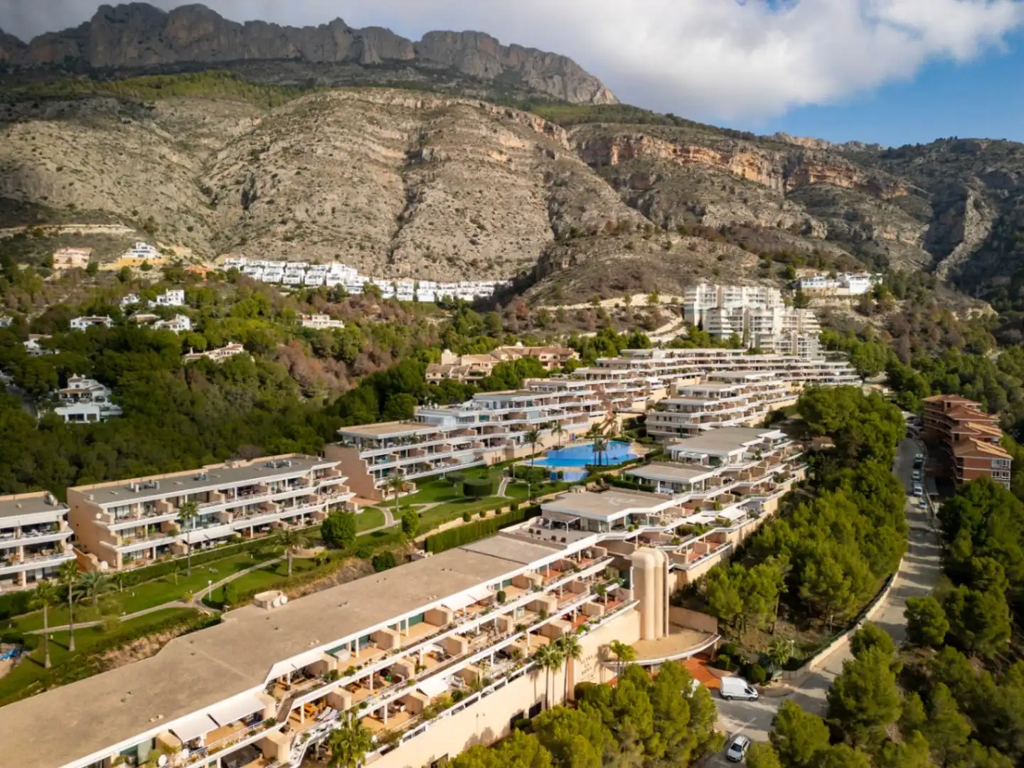 Vista exterior de Apartamento en venta en Altea con Aire acondicionado, Calefacción y Jardín privado