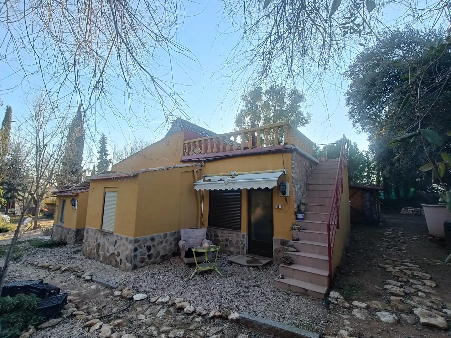 Vista exterior de Casa o chalet en venta en Carrión de Calatrava con Jardín privado, Trastero y Amueblado