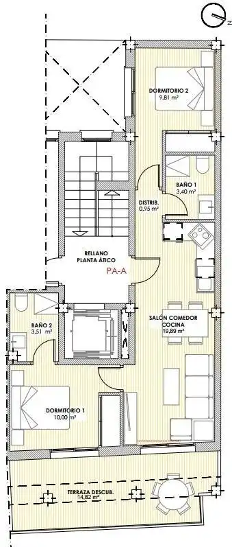 Penthouse mit Pool zum Verkauf in N/A, imagen 16