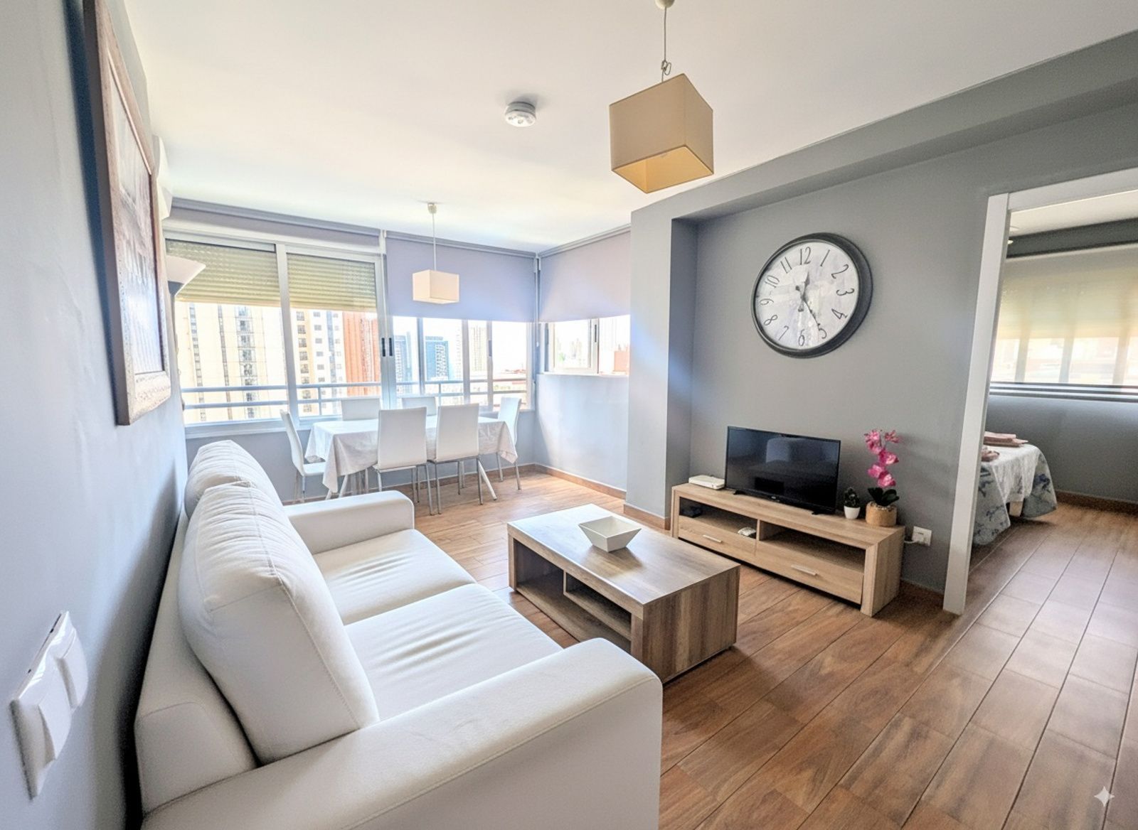 Sala de estar de Piso en venta en Benidorm con Aire acondicionado, Calefacción y Piscina
