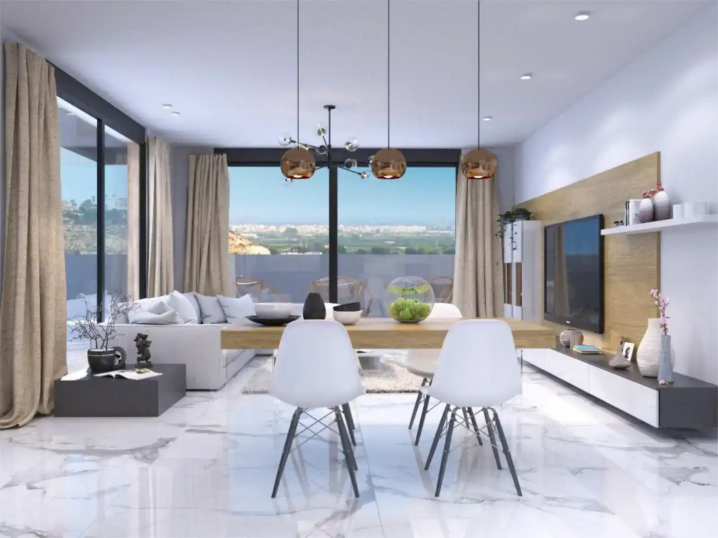 Sala d'estar de Casa o xalet en venda en Ciudad Quesada