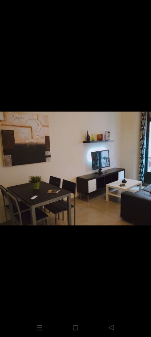 Living room of Study to rent in Málaga Capital  with Furnished