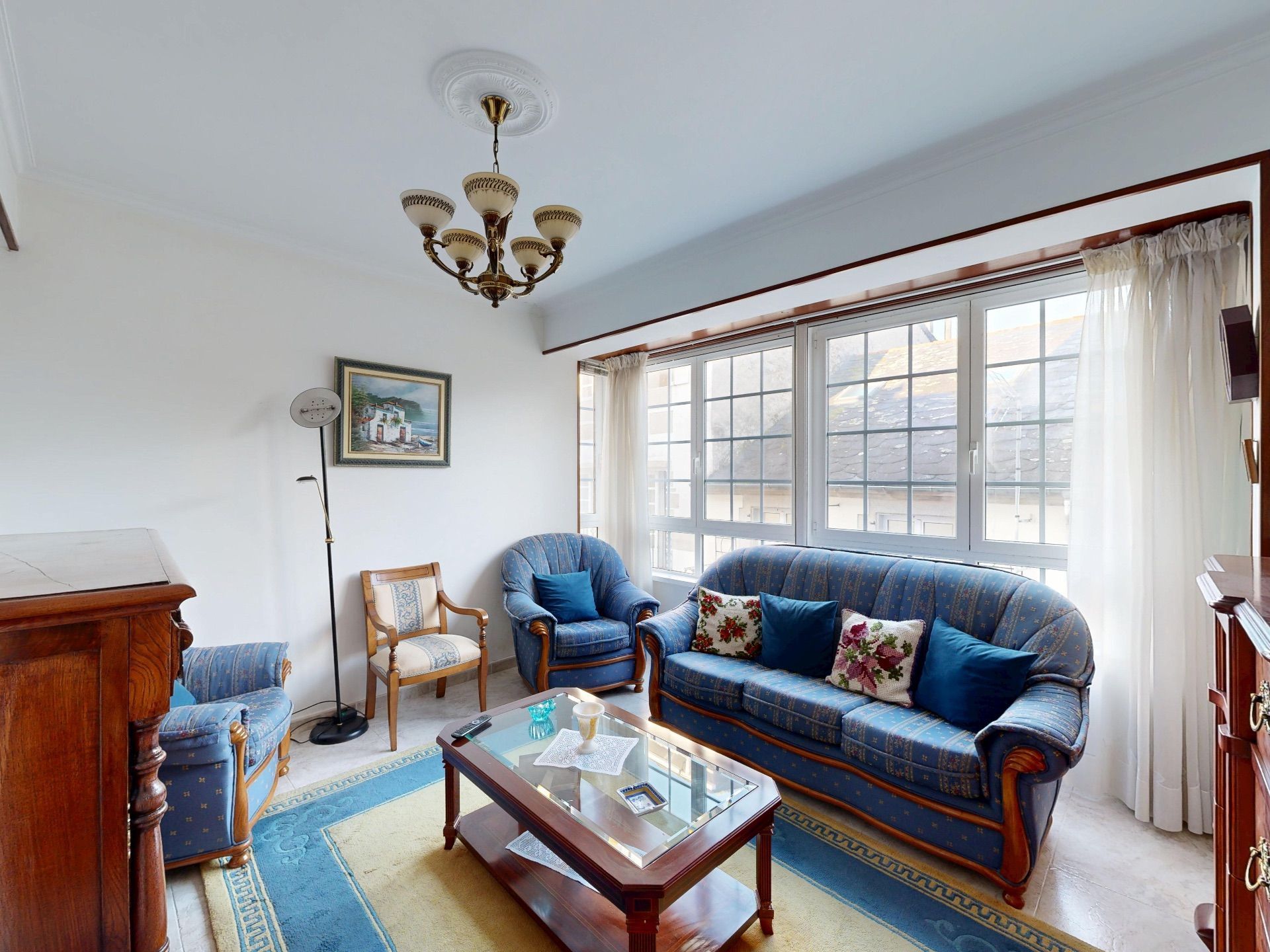 Living room of Flat for sale in Viveiro  with Heating