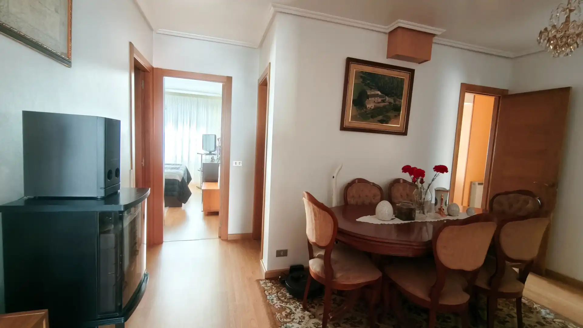 Living room of Flat for sale in Narón  with Heating, Terrace and Storage room