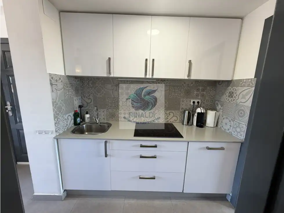 Cocina de Apartamento en venta en La Oliva con Terraza, Piscina y Amueblado