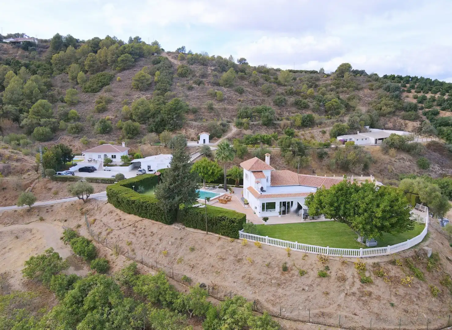 Exterior view of Houses for sale in Coín  with Air Conditioner, Heating and Private garden