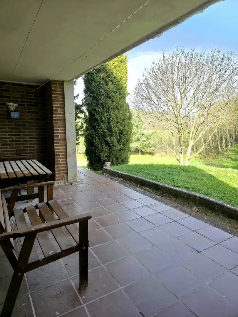 Terrassa de Casa o xalet en venda en Pomar de Valdivia amb Calefacció, Jardí privat i Terrassa