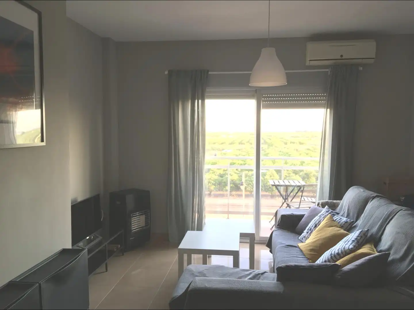 Sala de estar de Piso en venta en Museros con Aire acondicionado y Balcón