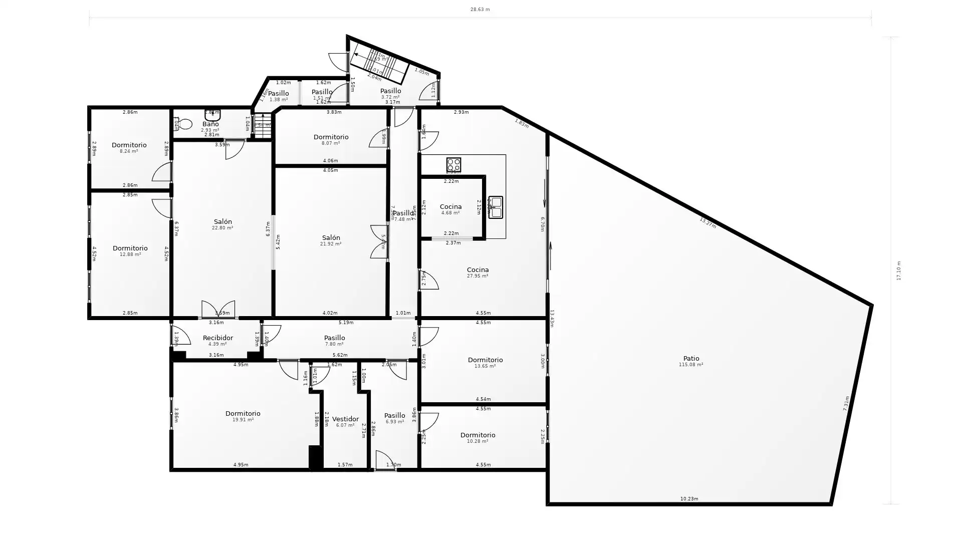Einfamilien-Reihenhaus zum Verkauf in Barcelona mit Terrasse und Abstellraum