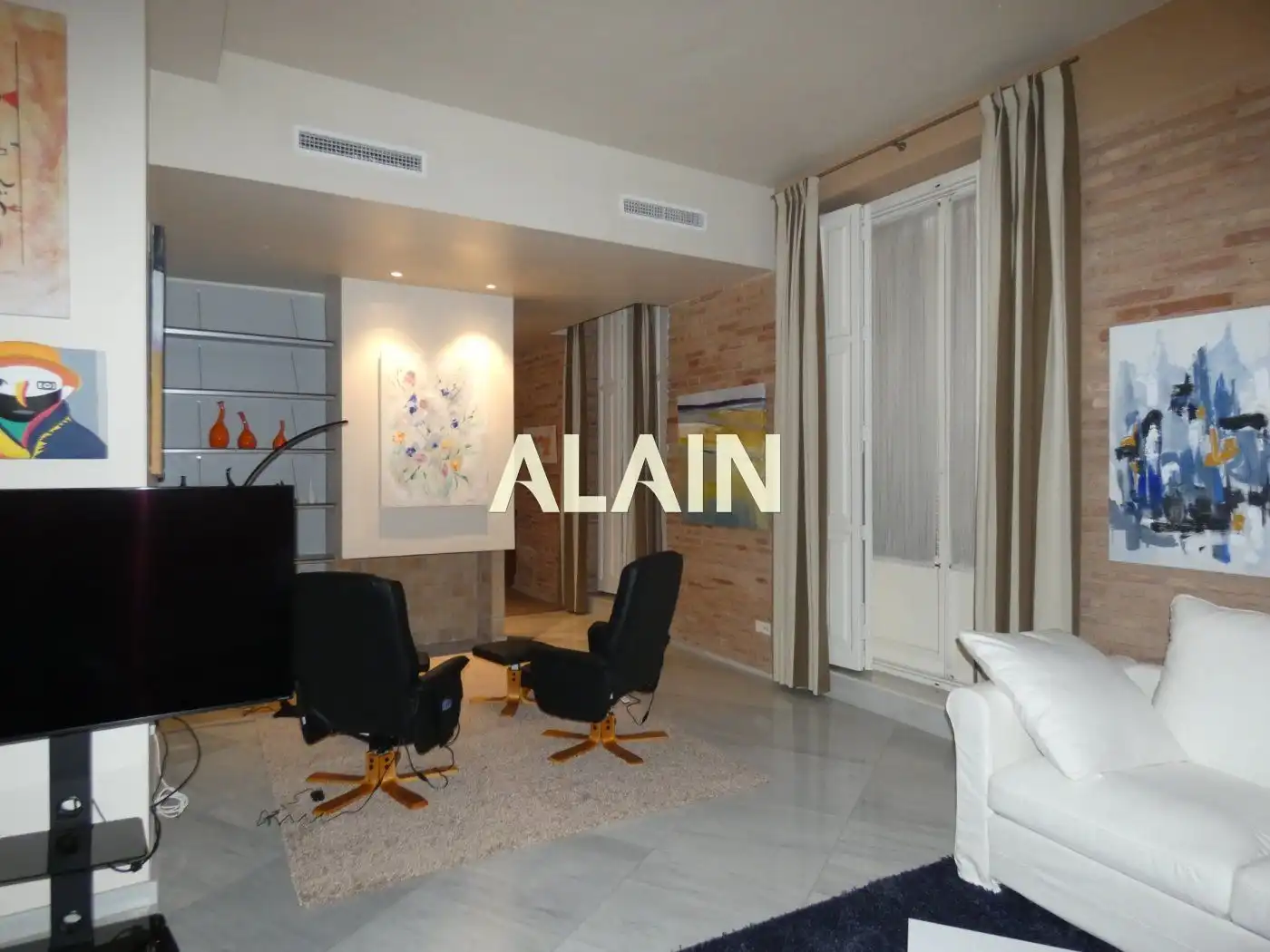 Sala d'estar de Àtic en venda en Valencia amb Aire condicionat, Calefacció i Parquet