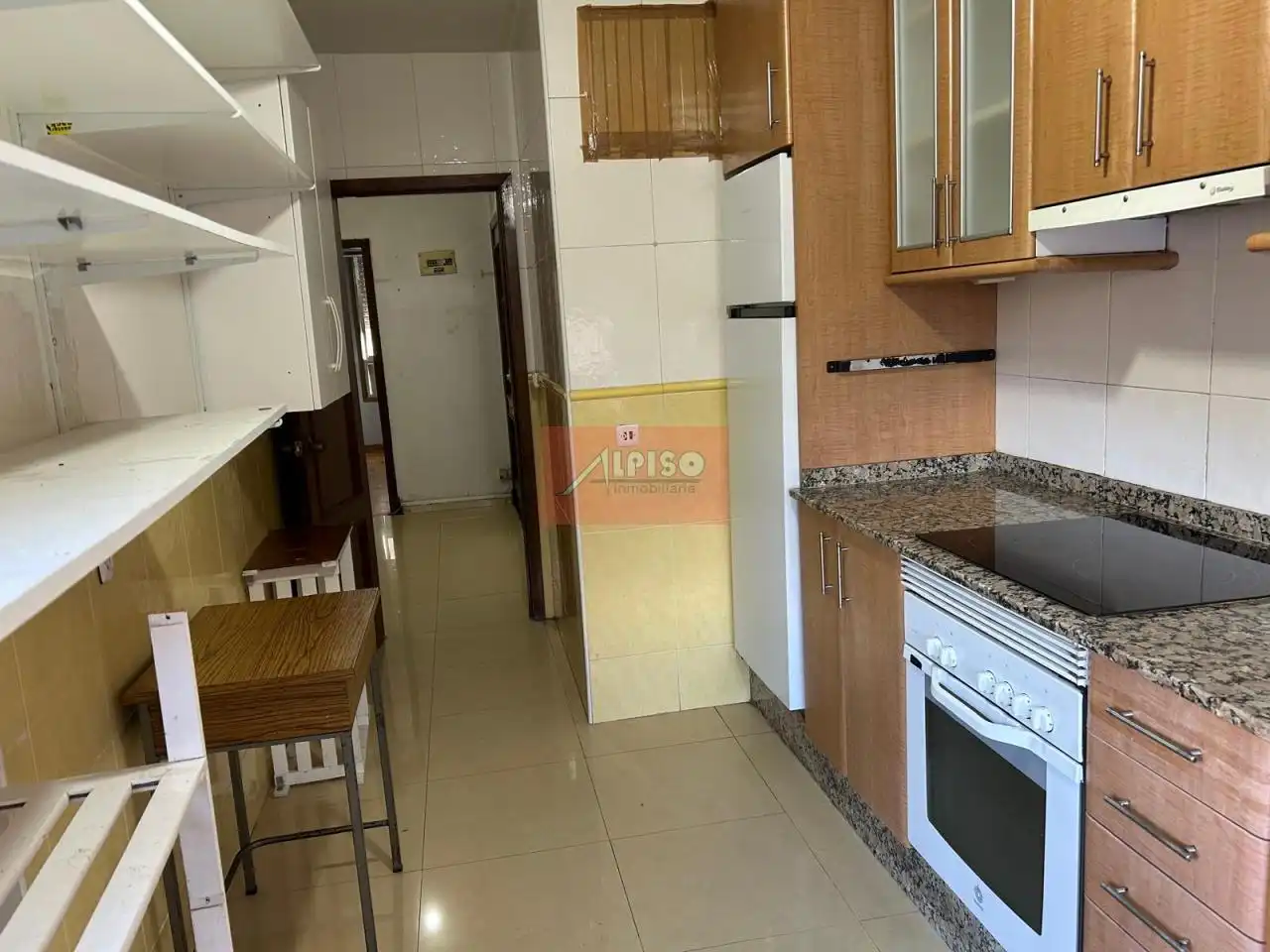 Kitchen of Flat for sale in Ourense Capital   with Heating, Parquet flooring and Terrace