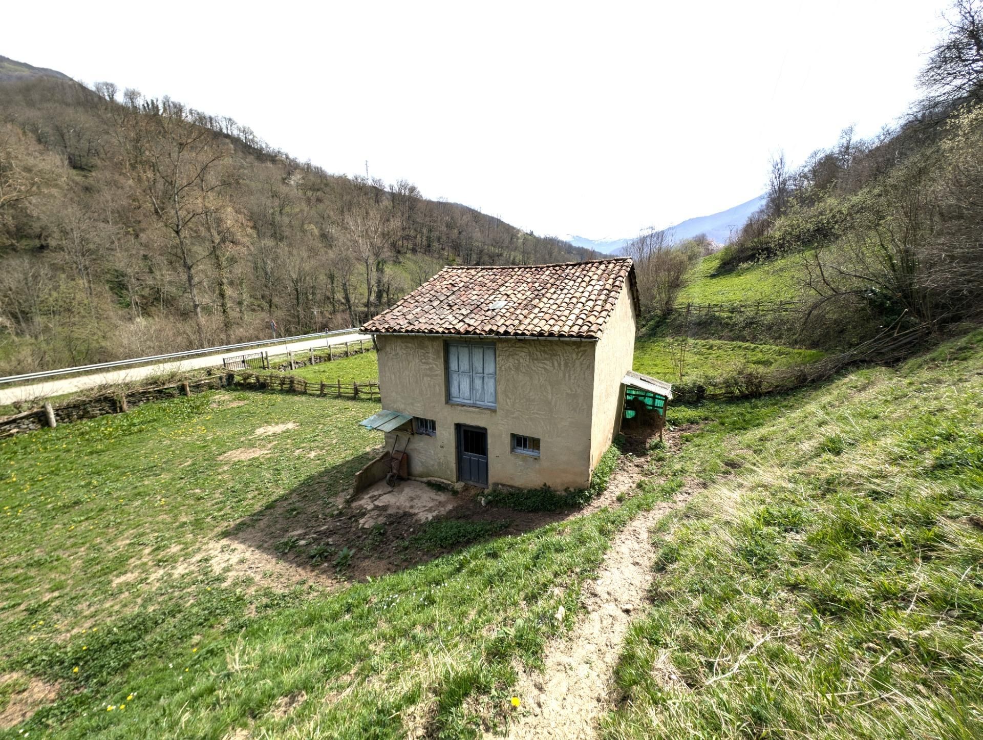 Exterior view of House or chalet for sale in Aller  with Private garden