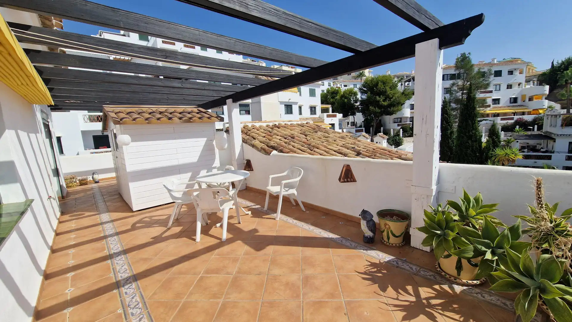 Terrace of Attic for sale in Benalmádena  with Air Conditioner, Heating and Terrace