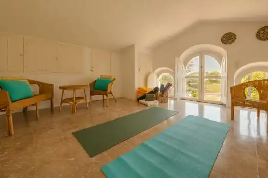 Sala d'estar de Finca rústica en venda en Riudarenes amb Aire condicionat, Calefacció i Jardí privat