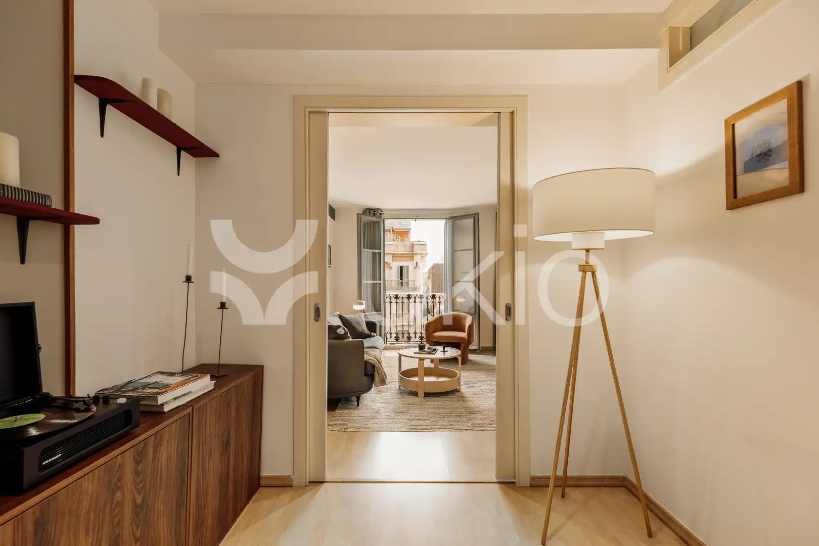 Wohnzimmer von Wohnungen zur Miete in Barcelona mit Klimaanlage, Heizung und Möbliert