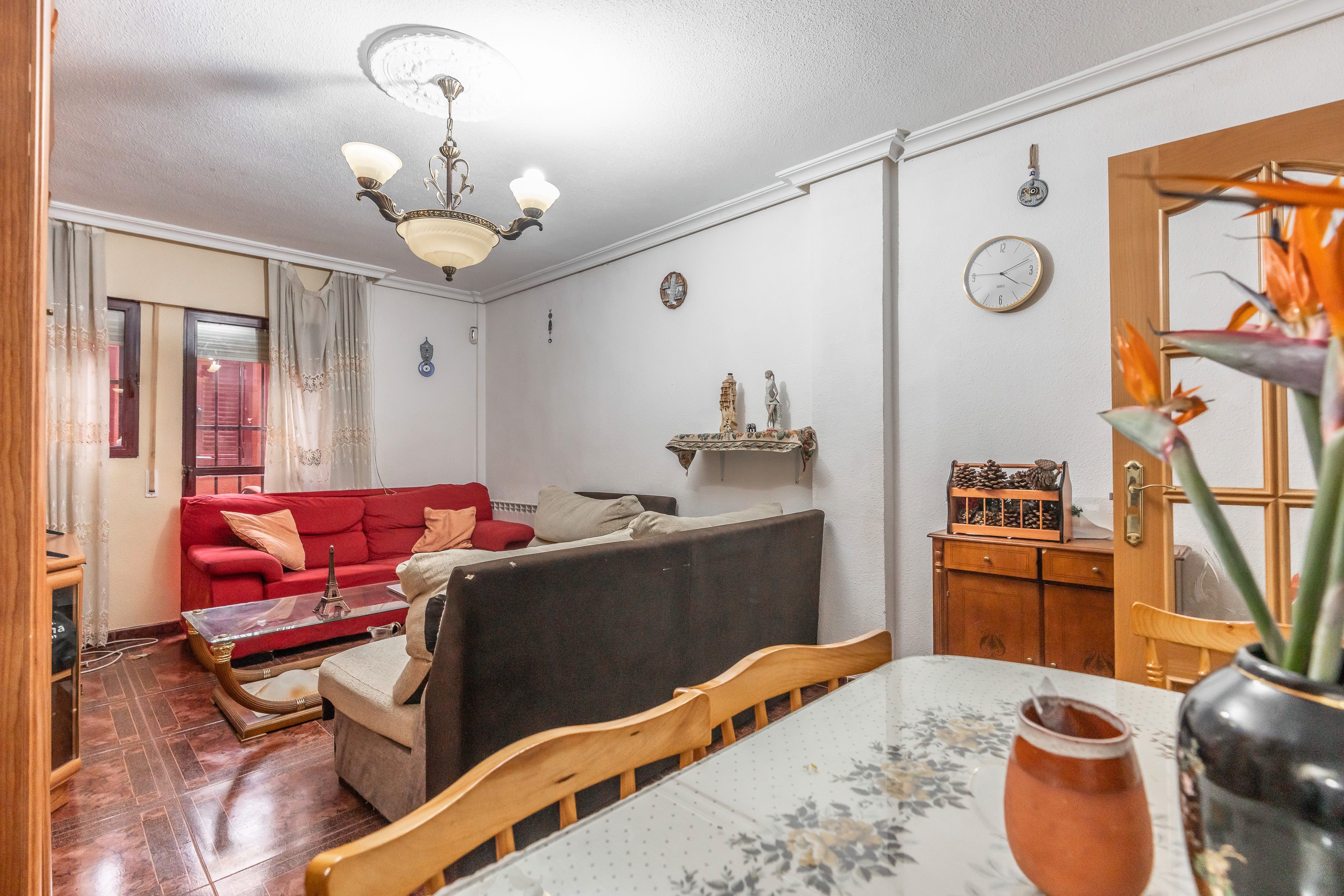 Living room of Flat for sale in  Madrid Capital  with Heating and Terrace