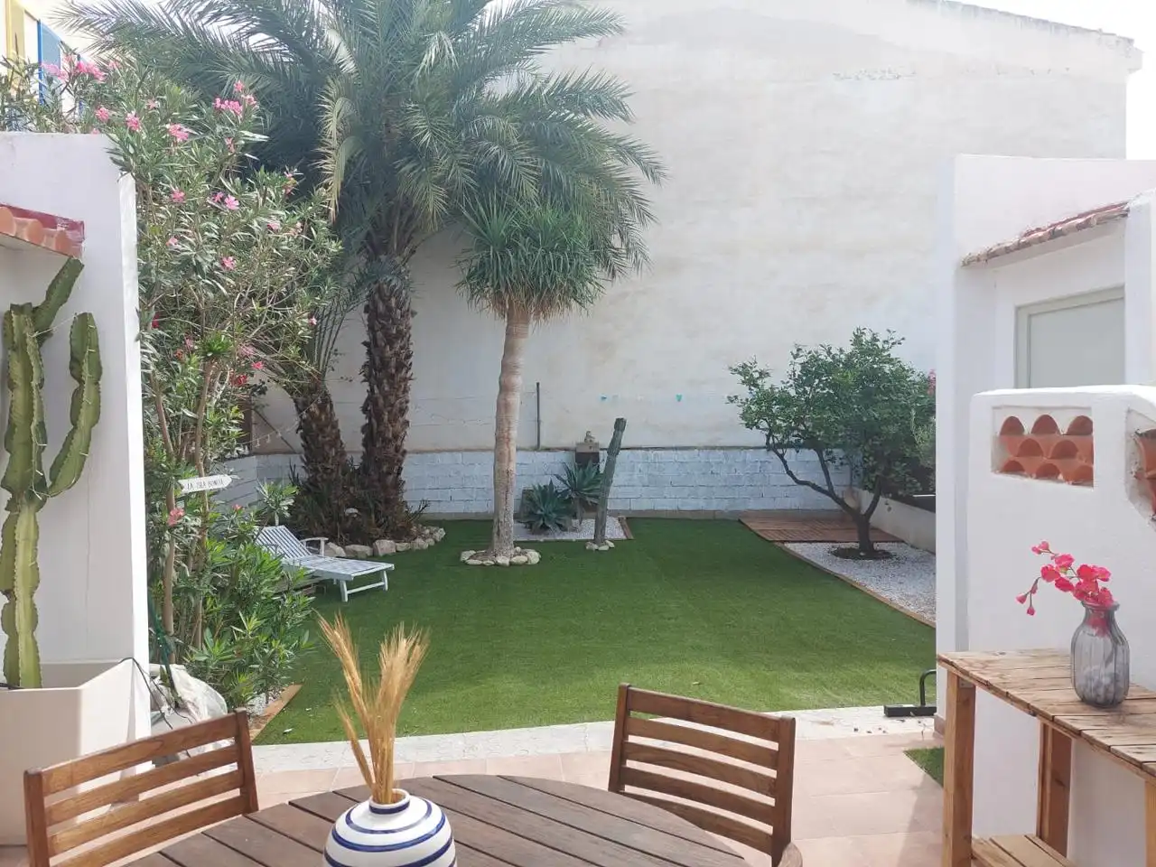 Garden of Houses for sale in El Campello  with Air Conditioner, Private garden and Terrace