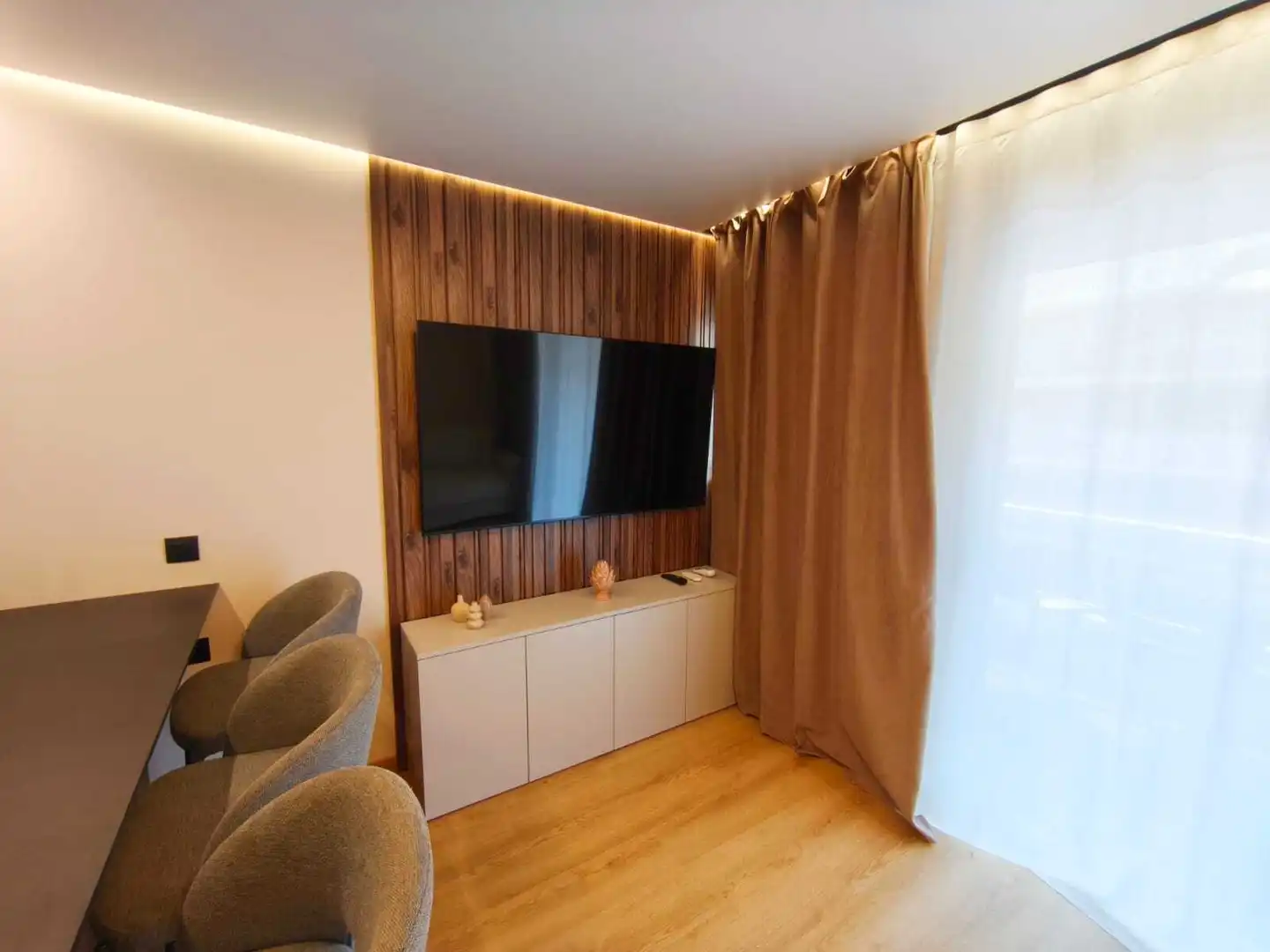 Sala de estar de Piso en venta en Cullera con Aire acondicionado, Amueblado y Balcón