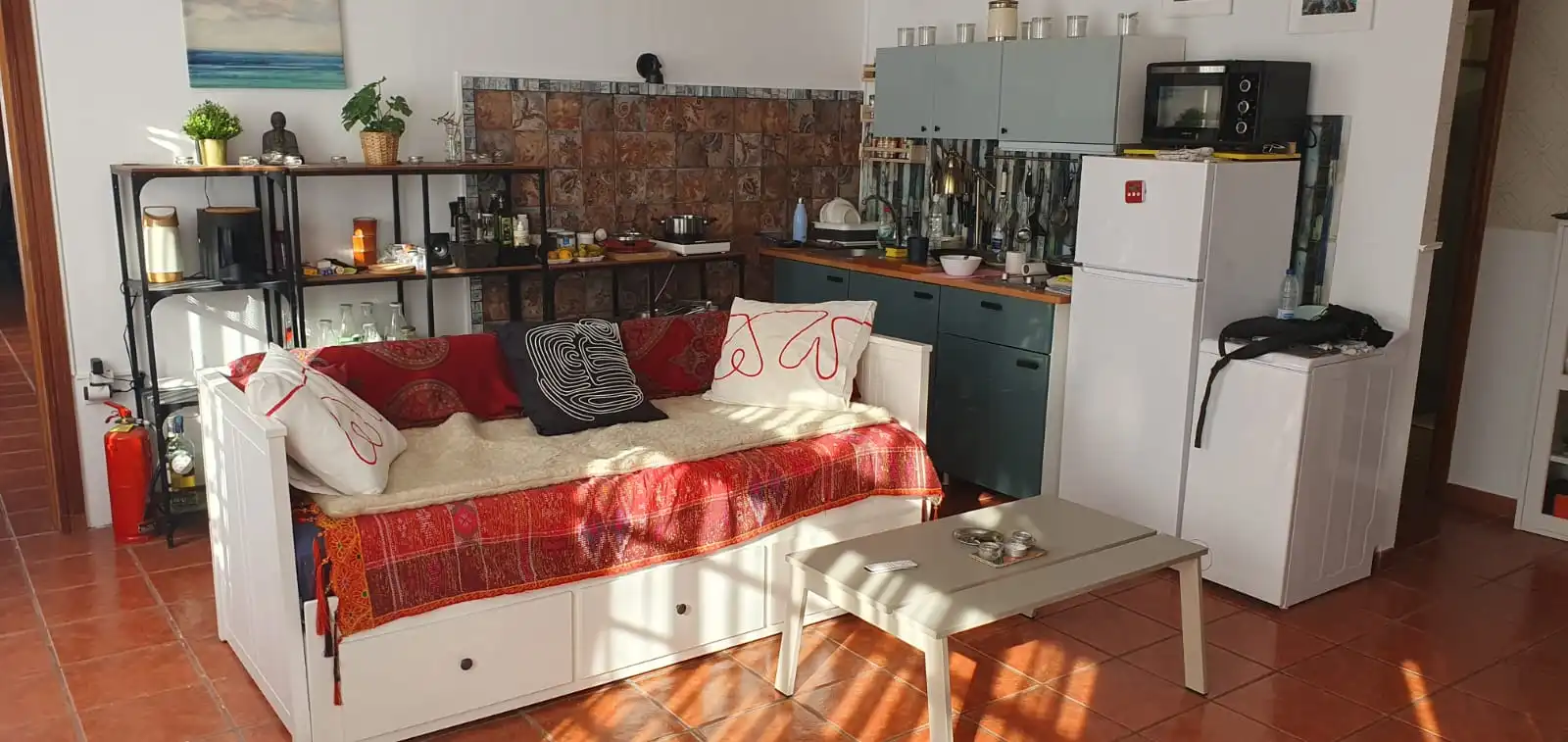 Cocina de Apartamento en venta en San Cristóbal de la Laguna con Terraza, Horno y Lavadora