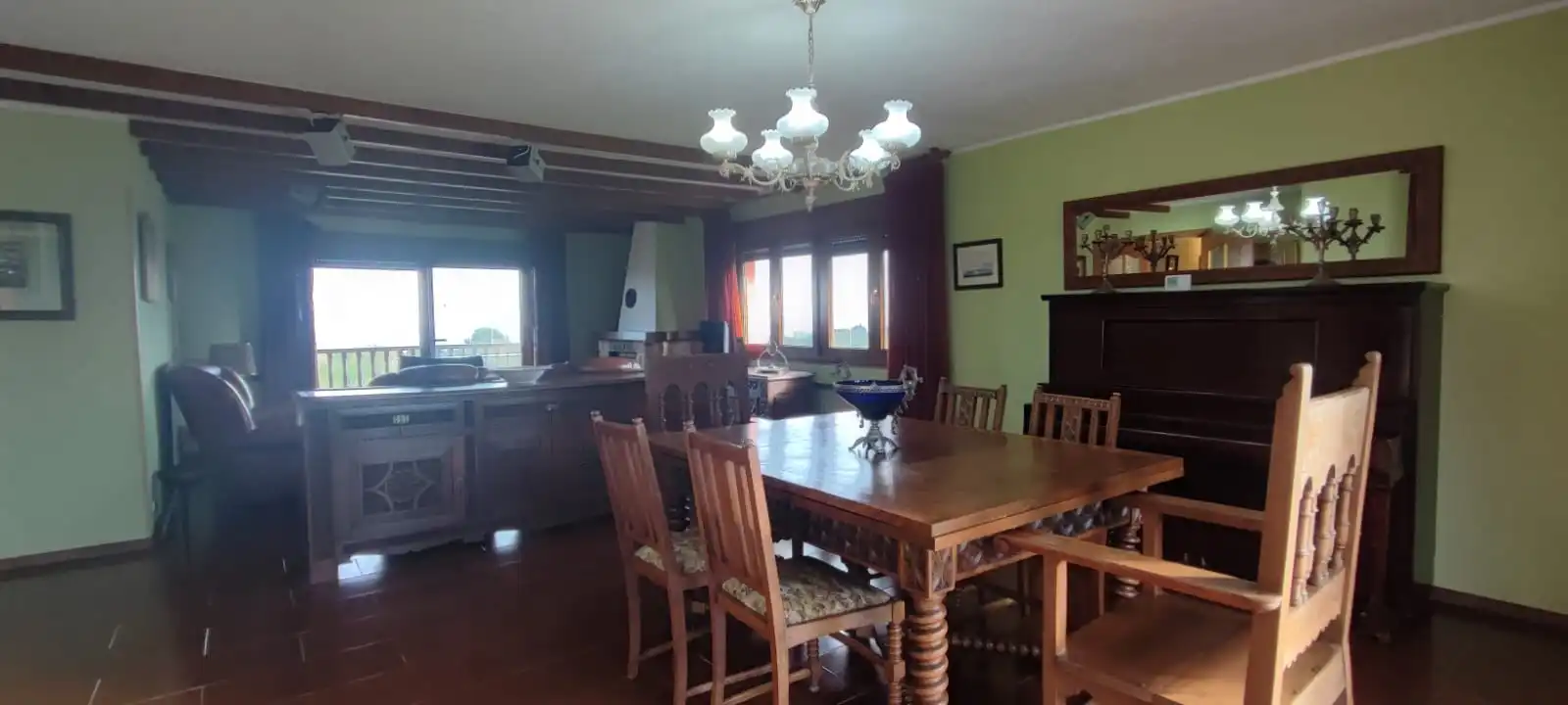 Esszimmer von Country house zum Verkauf in Llanes mit Heizung, Privatgarten und Terrasse